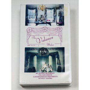 The Valance Maker No Sew Window Treatments How-to Instructional Video VHS 1991